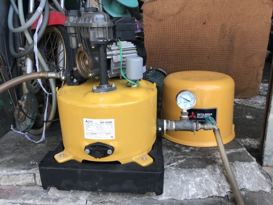 ขายปั้มน้ำอัตโนมัติ Mitsubishi 150W สภาพสวยมาก เดิมๆวิ่งนิ่ม ตรวจเช็คแรงดันเรียบร้อย ไม่มีรั่วซึม พร้อมใช้งาน ขายปั้มน้ำอัตโนมัติ Mitsubishi 150W สภาพสวยมาก เดิมๆวิ่งนิ่ม ตรวจเช็คแรงดันเรียบร้อย ไม่มีรั่วซึม พร้อมใช้งาน