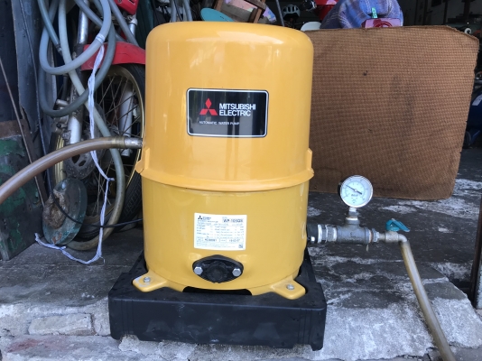 ขายปั้มน้ำอัตโนมัติ Mitsubishi 150W สภาพสวยมาก เดิมๆวิ่งนิ่ม ตรวจเช็คแรงดันเรียบร้อย ไม่มีรั่วซึม พร้อมใช้งาน