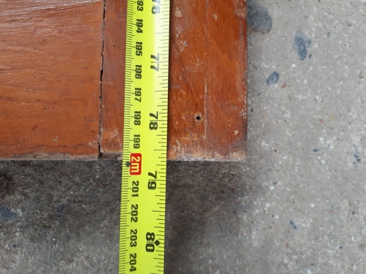 ขายบานเฟี้ยมไม้สัก 1 ชุด 4 บาน