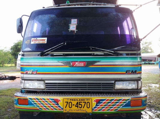 Hino 3H เครื่องเดิม 195 แรง ปี 38 กระบะดัมพ์มิเนียม ทะเบียนพร้อม