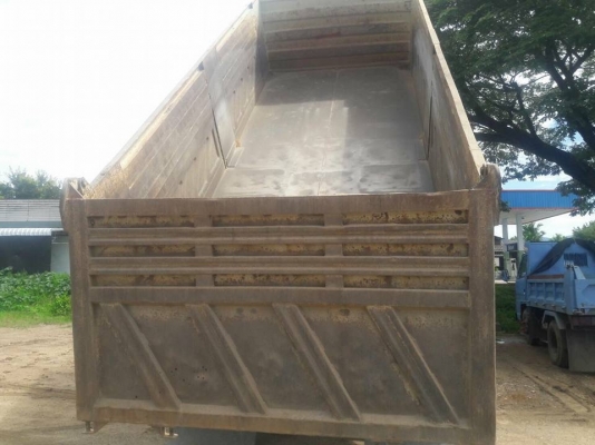 Hino 320 แรง ปี 49 แม่เดี่ยวกระบะดัมพ์สามมิตร มีระบบลากพ่วง ทะเบียนพร้อม