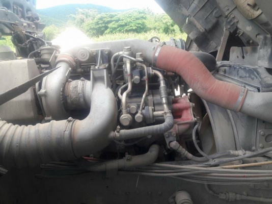 Hino 320 แรง ปี 49 แม่เดี่ยวกระบะดัมพ์สามมิตร มีระบบลากพ่วง ทะเบียนพร้อม