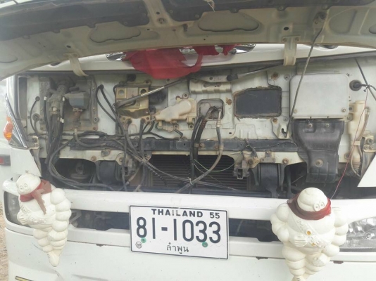 Hino 320 แรง ปี 49 แม่เดี่ยวกระบะดัมพ์สามมิตร มีระบบลากพ่วง ทะเบียนพร้อม