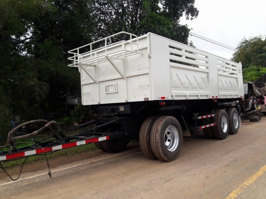 ลูกพ่วงดัมพ์สามมิตรแท้ ปี 54 สามเพลาแท้ ยาว 6.50 เมตร ทะเบียนพร้อม