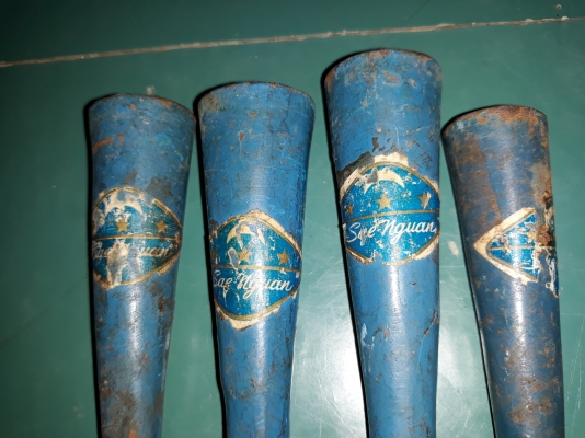 ขายสิ่วบ้องตรานกงานเก่าเก็บชุด4ขนาด