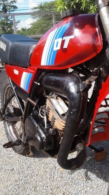 ขาย DT125MX เอกสารพร้อมโอนภาษีขาดเครื่องดีขี่สนุกระบบไฟติดหมดสายไฟใหม่แบตใหม่ขอบล้อซี่ล้อหน้าใหม่