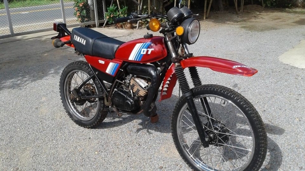 ขาย DT125MX เอกสารพร้อมโอนภาษีขาดเครื่องดีขี่สนุกระบบไฟติดหมดสายไฟใหม่แบตใหม่ขอบล้อซี่ล้อหน้าใหม่
