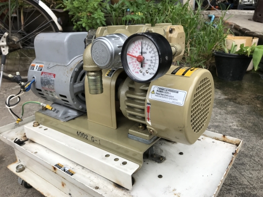 ขาย Dry pump Orion ขนาด 0.5HP. 220V ไฟบ้าน made in Japan พร้อมแท่น มีพัดลมระบายอากาศในตัว สภาพสวยมาก พร้อมใช้งาน ขาย Dry pump Orion ขนาด 0.5HP. 220V ไฟบ้าน made in Japan พร้อมแท่น มีพัดลมระบายอากาศในตัว สภาพสวยมาก พร้อมใช้งาน