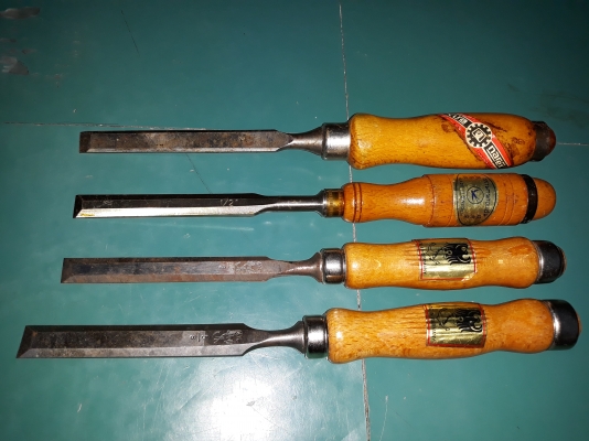 ขายสิ่วขนาด1/2,5/8 เยอรมัน สวีเดน เช็กโกใหม่เก่าเก็บ ด้ามละ280บาทรวมส่ง