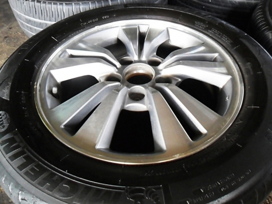 แม็ก16 เอนไกแท้ 5รู114 ยางมิชลิน 215-60-16ลงพื้นปี14 ล้อละ950