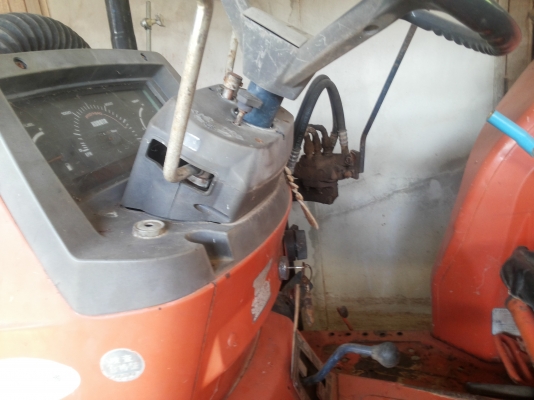 ขายตามสภาพรถไถ33แรงคูโบต้าซันชาย L1 ดันหน้าผาลหลัง