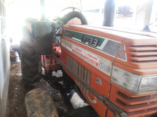 ขายตามสภาพรถไถ33แรงคูโบต้าซันชาย L1 ดันหน้าผาลหลัง