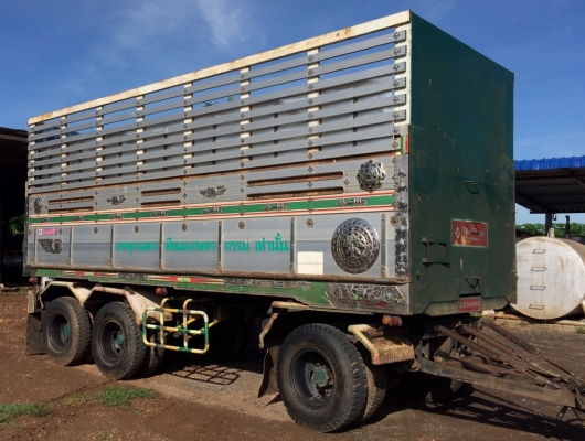 พ่วง 22 ล้อ HINO FM2P สมอทอง 300 แรง เทอร์โบอินเตอร์ ปี 45 กระบะมิเนียมคอกเกษตร - ดั้ม อู่สหกิจ ตัวลูก 3 คานยัด ลงเล่มแล้ว