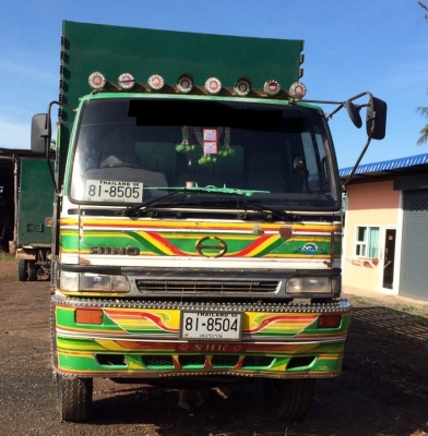 พ่วง 22 ล้อ HINO FM2P สมอทอง 300 แรง เทอร์โบอินเตอร์ ปี 45 กระบะมิเนียมคอกเกษตร - ดั้ม อู่สหกิจ ตัวลูก 3 คานยัด ลงเล่มแล้ว