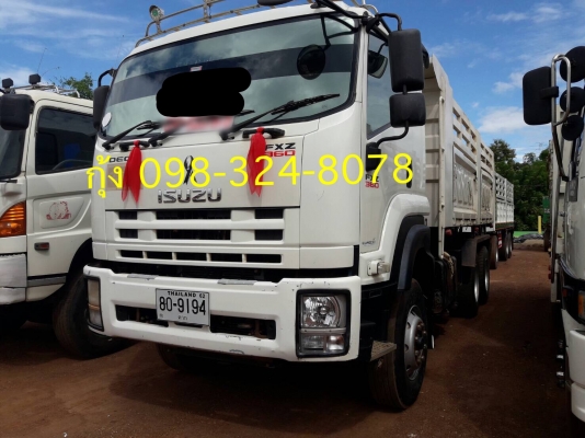 Isuzu 360 แรง ปี 53 แม่เดี่ยวกระบะดัมพ์สามมิตร ยางดี ทะเบียนพร้อม