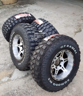 ขายยางMud ของใหม่ 31x10.5 R 15 พร้อมล้อสวยๆ
