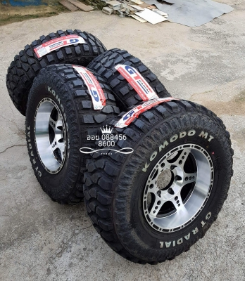 ขายยางMud ของใหม่ 31x10.5 R 15 พร้อมล้อสวยๆ