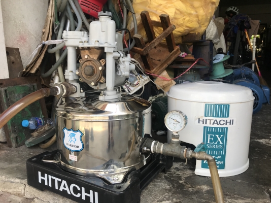 ขายปั้มน้ำอัตโนมัติ Hitachi 150W ใส่ถังสแตนเลสของใหม่ ตัวปั้มสภาพสวยเดิมๆ หมุนนิ่ม พร้อมใช้งาน ตรวจเช็คแรงดันเรียบร้อย ไม่มีรั่วซึม พร้อมใช้งาน ขายปั้มน้ำอัตโนมัติ Hitachi 150W ใส่ถังสแตนเลสของใหม่ ตัวปั้มสภาพสวยเดิมๆ หมุนนิ่ม พร้อมใช้งาน ตรวจเช็คแรงดันเรียบร้อย ไม่มีรั่วซึม พร้อมใช้งาน