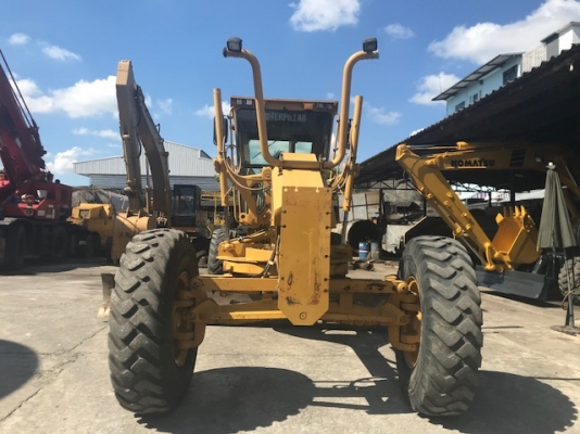 รถเกรด Cat140H-APM ปี2004 เพียง 9500 ชม. รถนอกเพิ่งถึงไทย สแกนริฟายใหม่ พร้อมใช้งาน