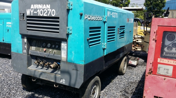 ขายถูกเคลียสต็อก เครื่องปั้มลม Airman PDS655S ปริมาณลม 655cfm แรงลม 7บาร์ สภาพดี ภายนอกสวย เครื่องปั๊มสกูลดี ไม่รั่วซึม ปี 2001 6,811 ชม.  โทร 061-4194021 พรภวิษย์