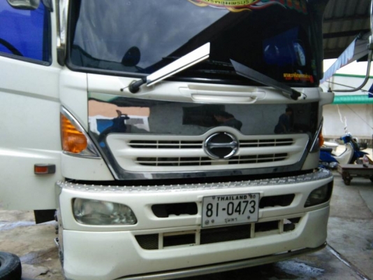 Hino 251 แรง ปี 56 กระบะดัมพ์สามมิตรแม่ลูก 2 เพลา รถวิ่งปาล์ม ไมล์สองแสน