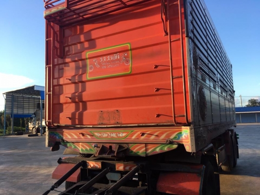 Hino 344 แรง ปี 53 กระบะดัมพ์แม่ลูก 3 เพลาอู่ ส.สมบัติ มี3พ่วง รถวิ่งข้าวสาร น้ำหนักบรรทุก 30.5 ตัน