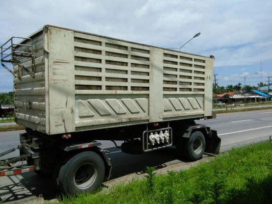 Hino 251 แรง ปี 56 กระบะดัมพ์สามมิตรแม่ลูก 2 เพลา รถวิ่งปาล์ม ไมล์สองแสน