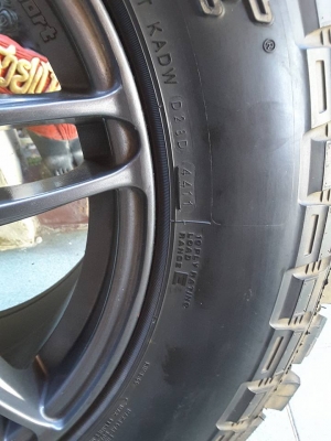 ล้ออะไหล่ MR2 ขอบ17 +ยาง MT 265/70/17 ปื11 สวยๆ มี1วง ล้ออะไหล่ MR2 ขอบ17 +ยาง MT 265/70/17 ปื11 สวยๆ มี1วง