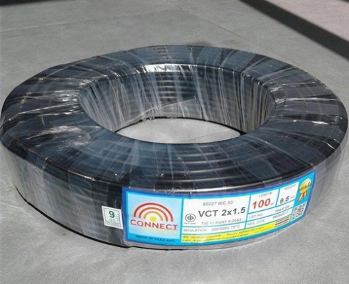 สายไฟ vct 2x1.5 ยี่ห้อ connect