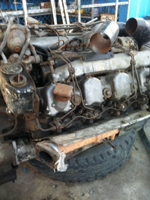 เครื่องยนต์รถโม่ปูนครบชุด Mitsubishi