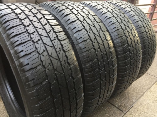 ยาง Bridgestone 265 65 17 ปี16 ดอกเต็ม ใช้ยาว ราคาชุดล่ะ 6,500 บาท ติดต่อ e