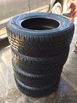 ยาง Bridgestone 265 65 17 ปี16 ดอกเต็ม ใช้ยาว ราคาชุดล่ะ 6,500 บาท ติดต่อ e