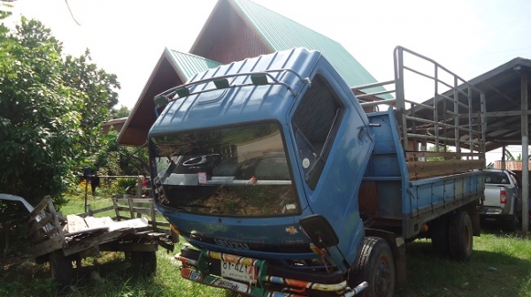 (ลดราคา) รถบ้าน รถห้าง รูปจริง เจ้าของขายเอง (ญาติฝากขายจะไปซื้อวัว) ISUZU NPR 115 แรงม้า หัวยกได้ ป