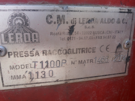 ขายเครืองอัดฟางพร้อมใช้งาน