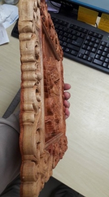 ไม้พะยอมแกะสลัก ขนาด11.5x11.5นิ้ว ไม้พะยอมแกะสลัก ขนาด11.5x11.5นิ้ว