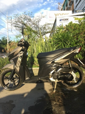 GT 125 สีน้ำตาลดำ ปี 2559 (ล้อแม็กซ์แท้) หล่อเข้มสปอร์ต ราคาถูกๆ