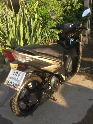 GT 125 สีน้ำตาลดำ ปี 2559 (ล้อแม็กซ์แท้) หล่อเข้มสปอร์ต ราคาถูกๆ