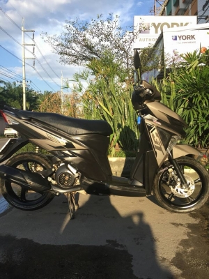 GT 125 สีน้ำตาลดำ ปี 2559 (ล้อแม็กซ์แท้) หล่อเข้มสปอร์ต ราคาถูกๆ