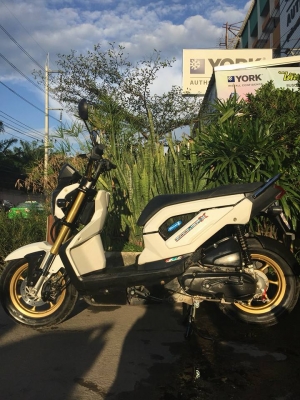 Honda Zoomer X ปี 2558 สีขาวด้าน รุ่นไมล์แดง รถงามๆ คุ้มค่าเกินราคา Honda Zoomer X ปี 2558 สีขาวด้าน รุ่นไมล์แดง รถงามๆ คุ้มค่าเกินราคา