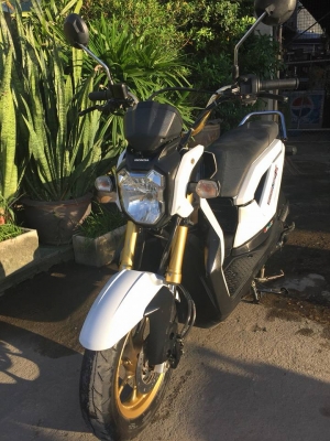 Honda Zoomer X ปี 2558 สีขาวด้าน รุ่นไมล์แดง รถงามๆ คุ้มค่าเกินราคา