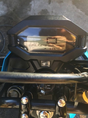 New Zoomer X ไมล์ดิจิตอล สีน้ำเงินดำ ปี 2559 สวยวิ๊งขั้นเทพ โฉมใหม่ปัจจุบัน