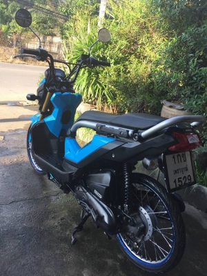 New Zoomer X ไมล์ดิจิตอล สีน้ำเงินดำ ปี 2559 สวยวิ๊งขั้นเทพ โฉมใหม่ปัจจุบัน