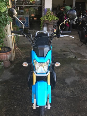 New Zoomer X ไมล์ดิจิตอล สีน้ำเงินดำ ปี 2559 สวยวิ๊งขั้นเทพ โฉมใหม่ปัจจุบัน