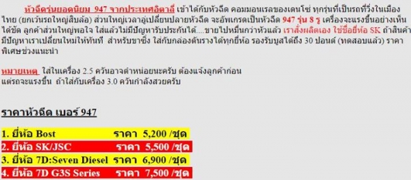 ปลายหัวฉีดคอมมอลเรล จาก อิตาลี!! ปลายหัวฉีดคอมมอลเรล จาก อิตาลี!!