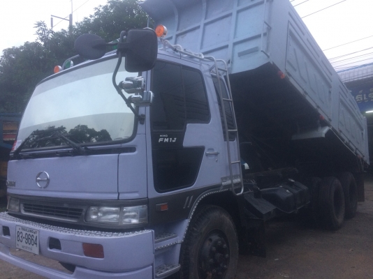 Hino 1J เครื่อง 210 แรง ปี 46 กระบะดัมพ์มีสโล ทะเบียนพร้อม