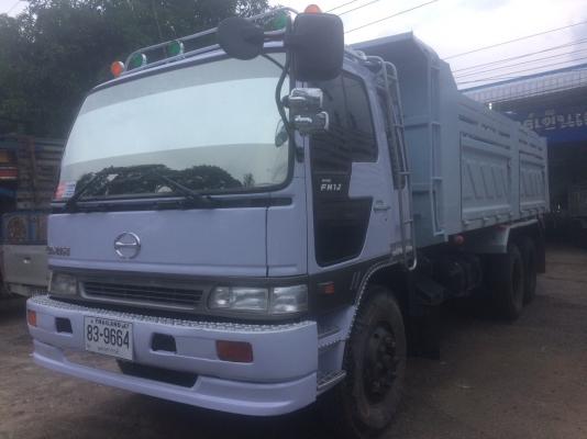 Hino 1J เครื่อง 210 แรง ปี 46 กระบะดัมพ์มีสโล ทะเบียนพร้อม