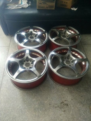 ขายล้อ volk racing ชาเล้น ล้อแท้ 17 กว้าง 7 5รู114 ออฟ42