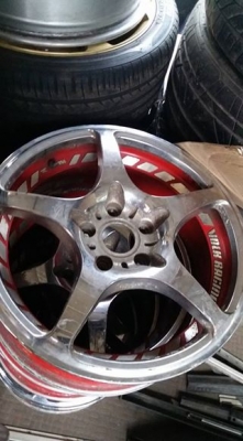 ขายล้อ volk racing ชาเล้น ล้อแท้ 17 กว้าง 7 5รู114 ออฟ42