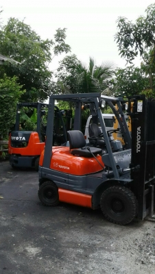+++ ขายโฟล์คลิฟท์  TOYOTA 6FG15  ขนาด  1.5  ตัน  เครื่องยนต์เบนซิน  เสา  3  เมตร  เกียร์ออโตเมติค    งา 1,070  มม. ยางตัน