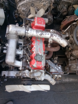 เครื่องยนต์ นิสสัน ฝาแดง BD25 เครื่องดีไม่มีไอ